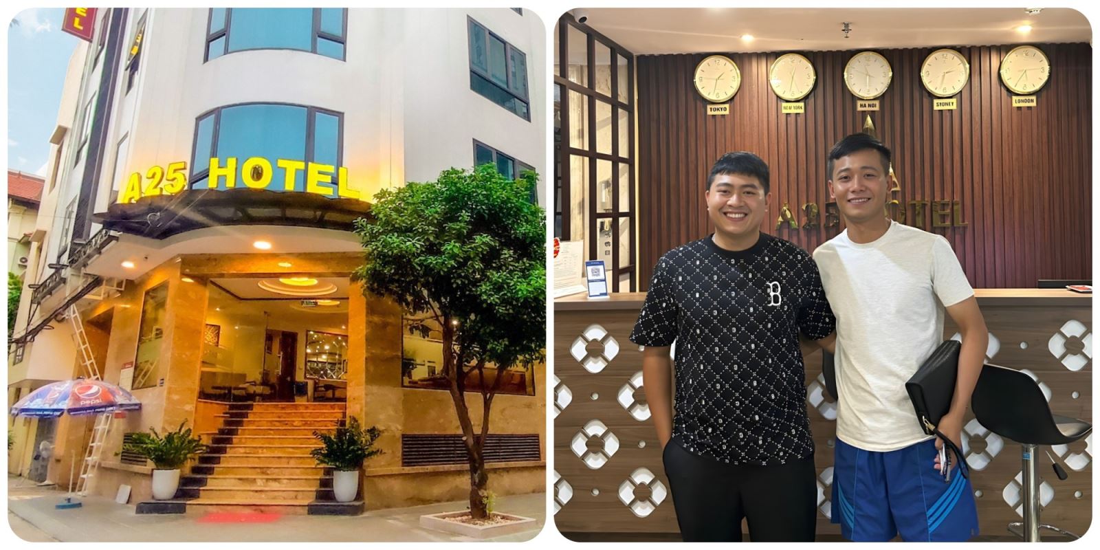 Gặp gỡ nam thần Quang Linh Vlogs tại A25 Hotel 187 Trung Kính 