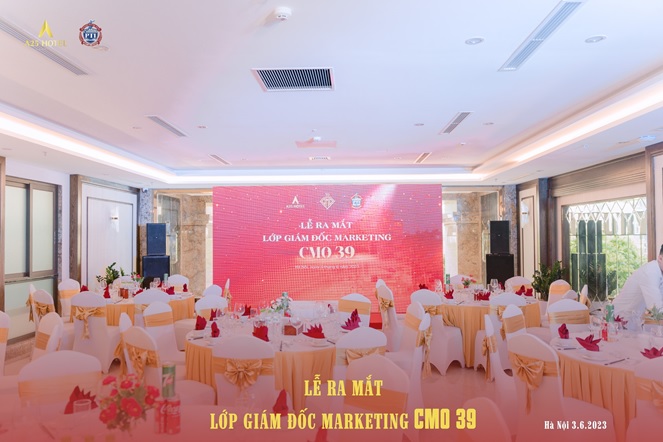 Lễ ra mắt lớp Giám đốc Marketing CMO 39 tại A25 Luxury Hotel 16 Miếu Đầm