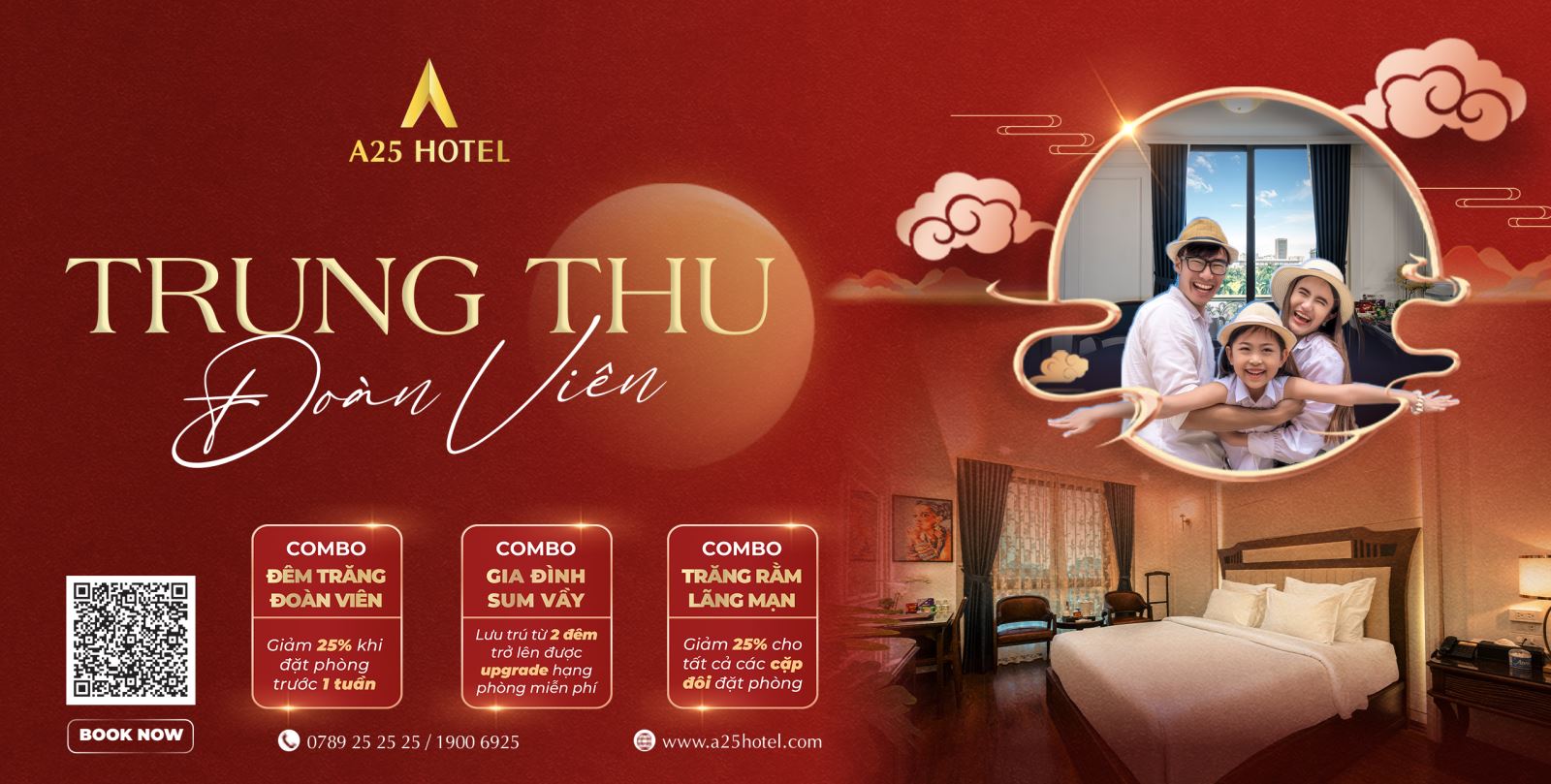 Trung thu Đoàn viên - Nhận ngay ưu đãi 25% khi lưu trú tại A25 Hotel