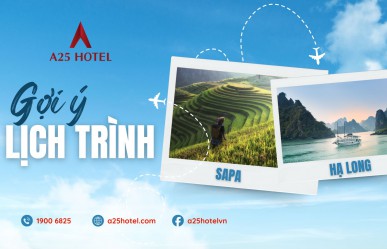 Gợi ý lịch trình du lịch Hạ Long – Sapa cùng A25 Hotel