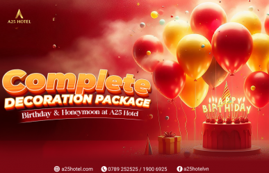 All-Inclusive Birthday & Honeymoon Decoration Services at A25 Hotel