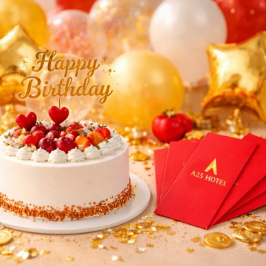 Birthday during Tet (Lunar New Year) – Experience the full joy at A25 Hotel