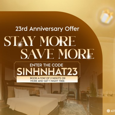 A25 Hotel Celebrates 23rd Anniversary with “Stay More, Save More” Promotion – Get 1 Free Night