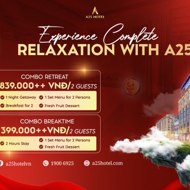 Romantic Getaway Combo at A25 Hotel – From Only 399,000 VND for a Perfect Date