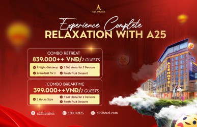 Romantic Getaway Combo at A25 Hotel – From Only 399,000 VND for a Perfect Date