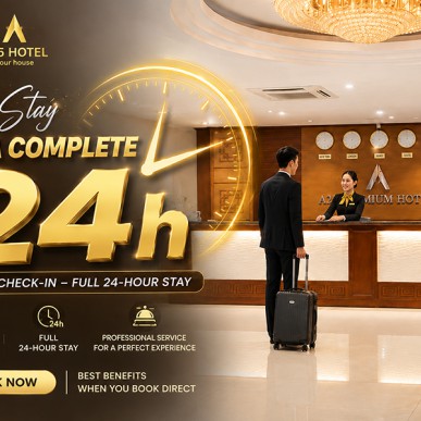 24-Hour Hotel – Stay for a full 24 hours and enjoy flexible check-in.