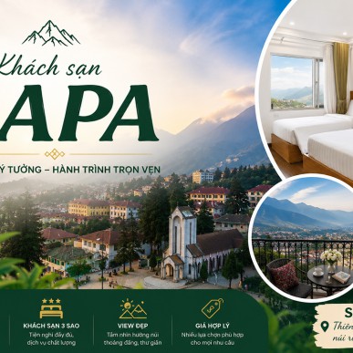 Khách sạn Sapa view đẹp - Gần trung tâm giá tốt nhất 2026