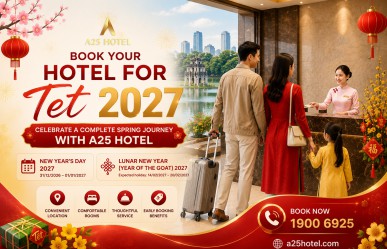 Book Hotels for Tet 2027 – Celebrate the New Year with A25 Hotel