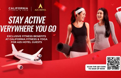 A25 Hotel X California Fitness & Yoga – Exclusive 30-day fitness experience for A25 Hotel guests