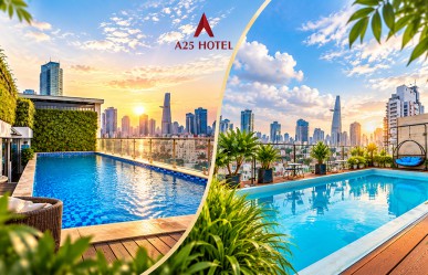 Khách sạn có hồ bơi tại Hồ Chí Minh – Thư giãn giữa trung tâm cùng A25 Hotel