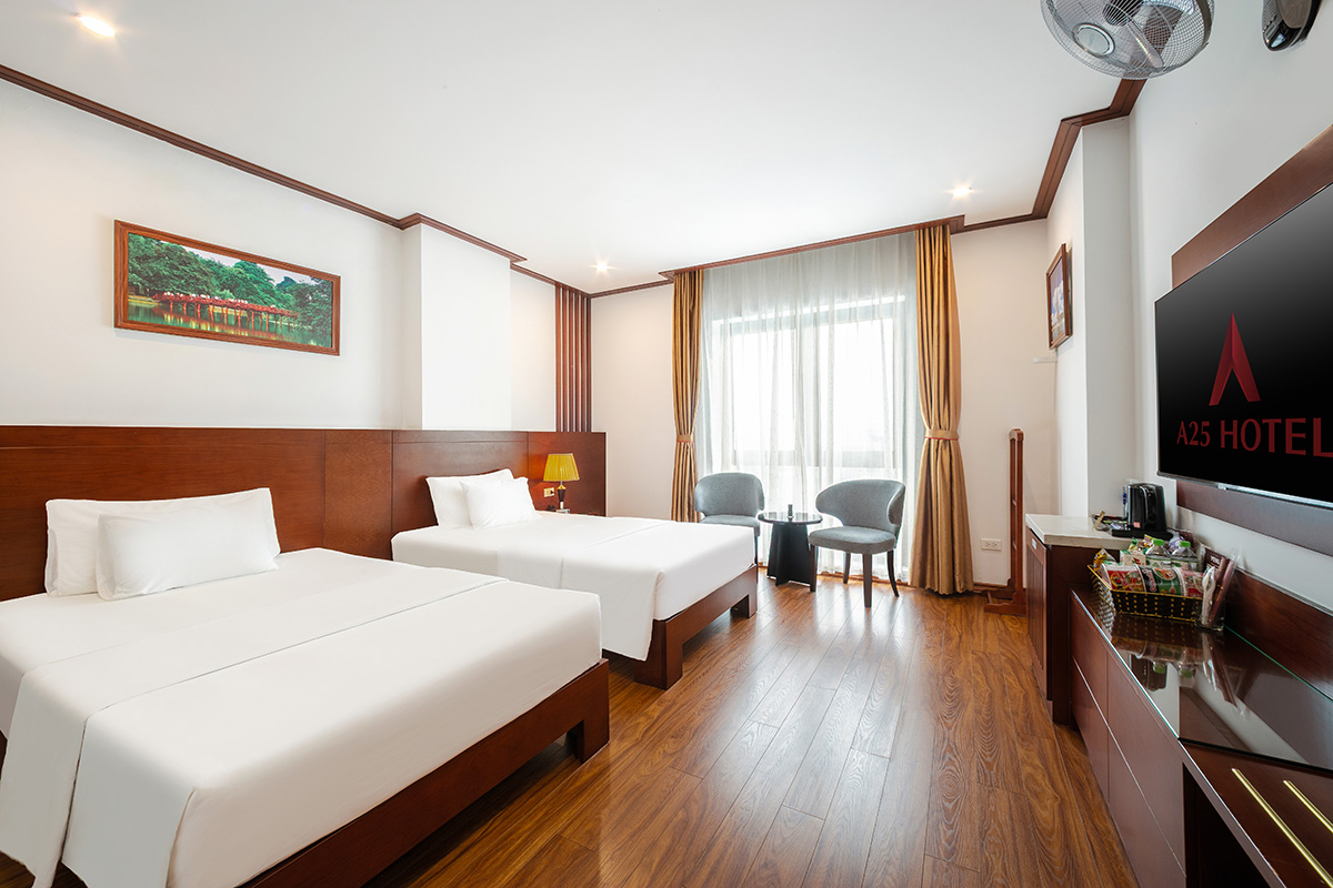 Phòng nghỉ tại A25 Hotel Hạ Long